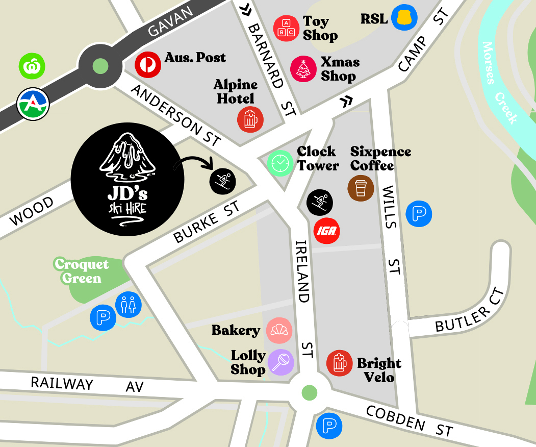 JD's Ski Hire Location